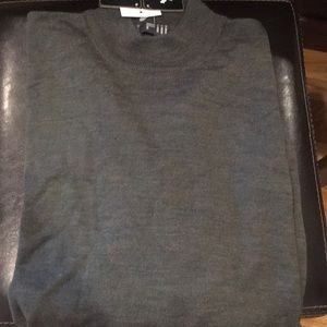 Fiji Italian Grey XL Merino Wool Sweater